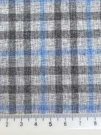 CR6620 CARNET 灰色×蓝色 格纹[面料] 细井商事株式会社 其他图片