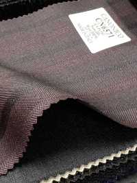 CN6571 CANONICO Super110's 酒红色 条纹[面料] 细井商事株式会社 其他图片