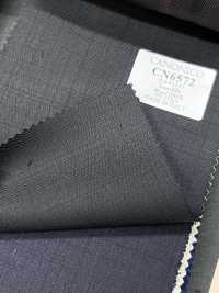 CN6572 CANONICO Super110's 黑色格纹[面料] 细井商事株式会社 其他图片