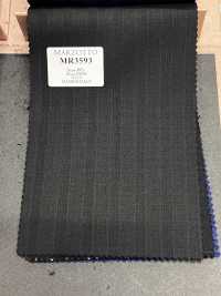 MR3593 MARZOTTO Super110's 黑 条纹[面料] 细井商事株式会社 其他图片