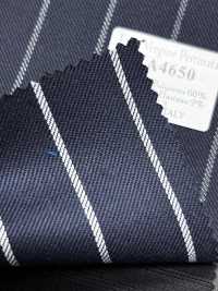 ZA4650 Lana Vergine Pettinata 海军蓝×白色 条纹[面料] 细井商事株式会社 其他图片