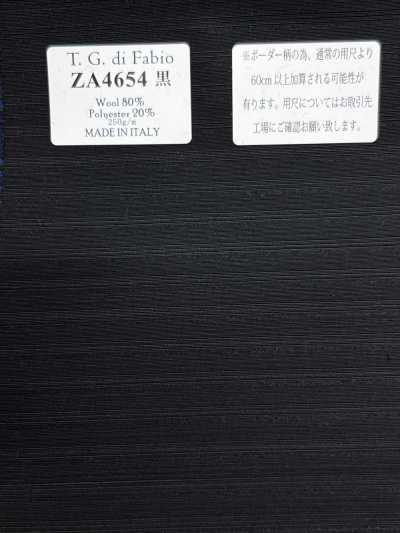 ZA4654 T.G.di Fabio 黑色横条纹