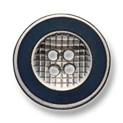 330 国产 西装・夹克用金属纽扣 银色/藏青蓝