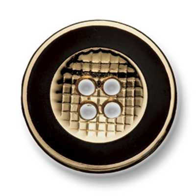335 国产 西装・夹克用金属纽扣 金色/黑色