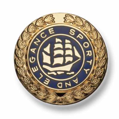 557 国产 西装/夹克用金属纽扣 金色/海军蓝