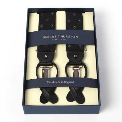 AT-14 Albert Thurston 吊带 菱形图案 35MM 黑色