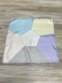 CF-201 日本制造斜纹16momme6 色方巾柔和色[正装配饰] 山本（EXCY） 更多图片