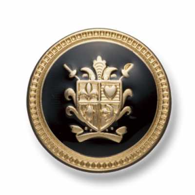 EX202 日本国产 西装・夹克用金属纽扣 金色/黑色