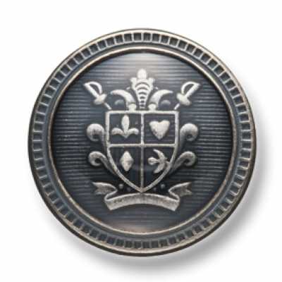 EX211 国产 西装・夹克用金属纽扣 银色