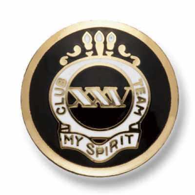 EX244 国产 西装·夹克用金属纽扣 金色/黑色