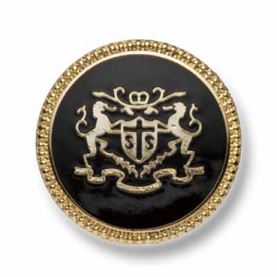 EX247 国产 西装・夹克用金属纽扣 金色/黑色