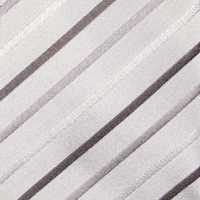 HVN-03 使用 VANNERS面料手工制作的浅灰色领带条纹图案[正装配饰] 山本（EXCY） 更多图片