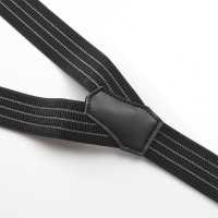 SR-203 日式吊带吊带式Y型条纹黑色[正装配饰] 山本（EXCY） 更多图片
